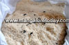 Rat droppings  in rice sold by fair price shop!